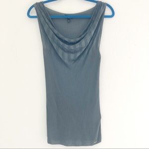 Escada Cowl Neck Knit in Cactus Green size Medium